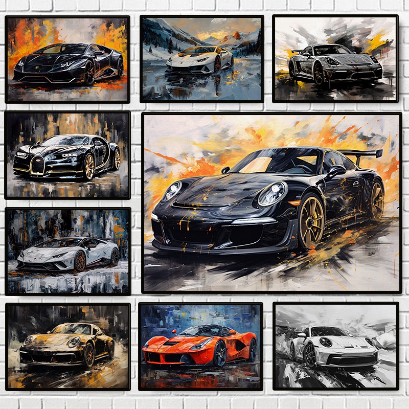 Luxury Lifestyle Photography - Póster Moderno de Autos de Lujo