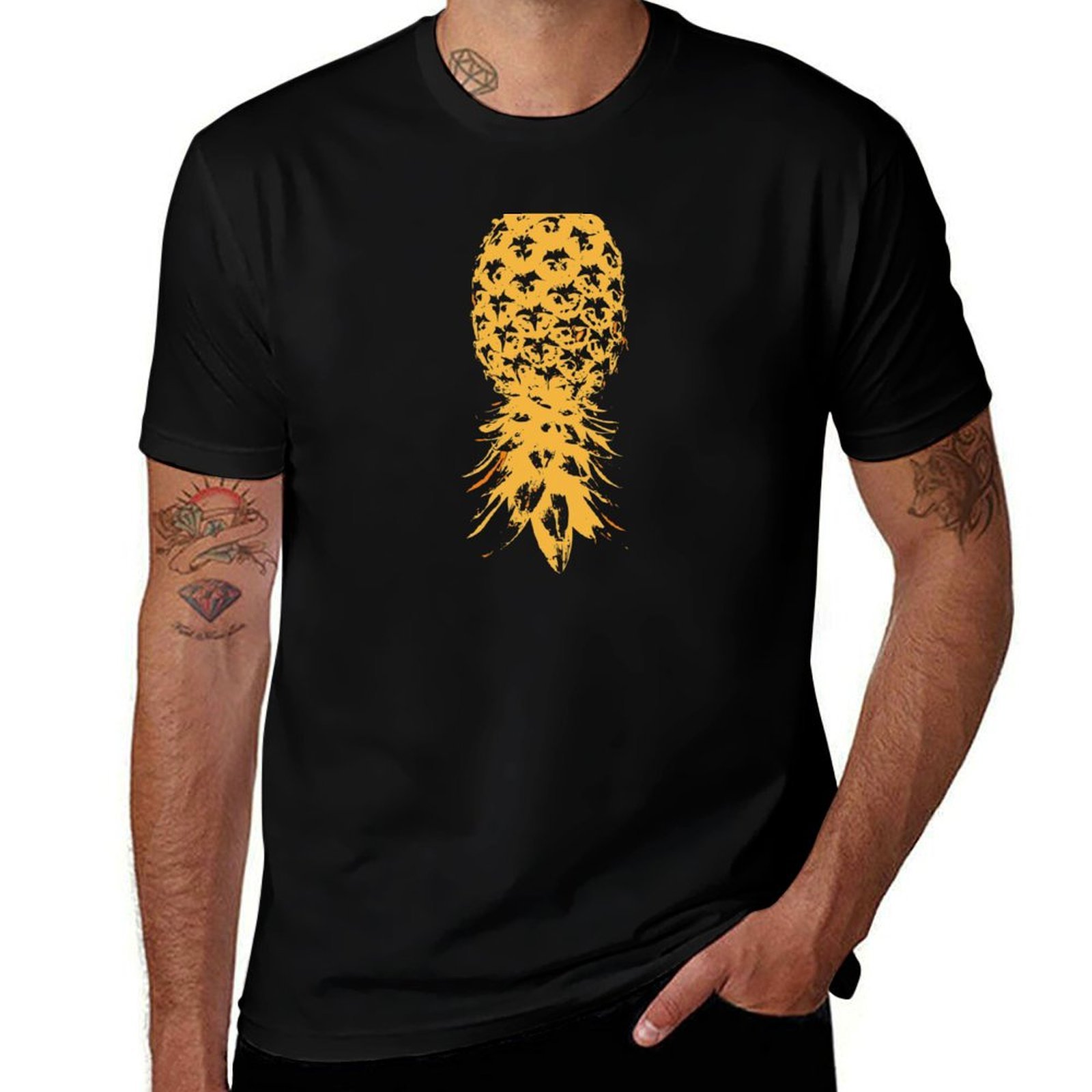 Luxury Men Lifestyle - Camiseta Swinger Lifestyle Upside Down Pineapple