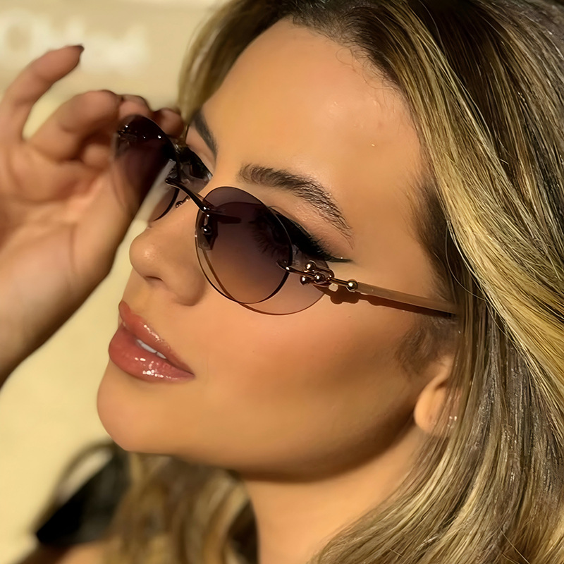 Nuevas gafas de sol ovaladas s - Luxury Lifestyle Store reseña y precio