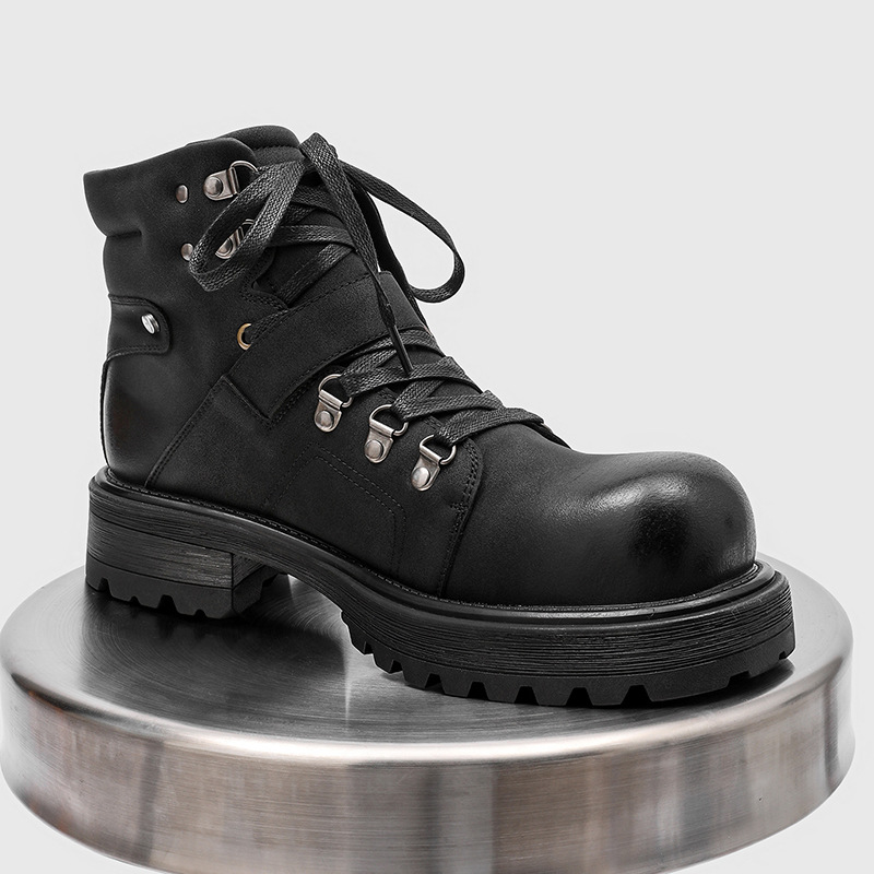 Botas de cuero de marca para h - Luxury Lifestyle Store reseña y precio